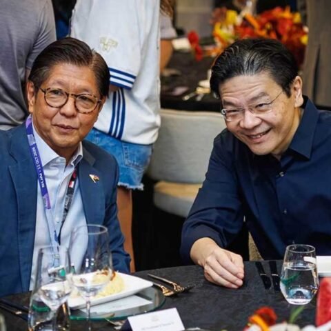 Marcos Meets Singapore Prime Minister Lawrence Wong at the Singapore Grand Prix