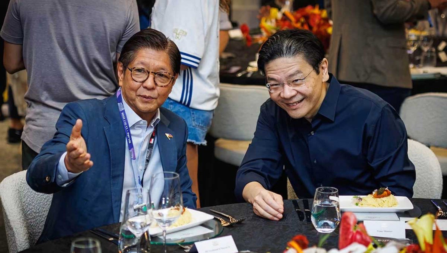 Marcos Meets Singapore Prime Minister Lawrence Wong at the Singapore Grand Prix